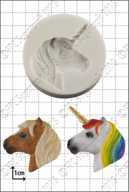 'Unicorn Head' Silicone Mould